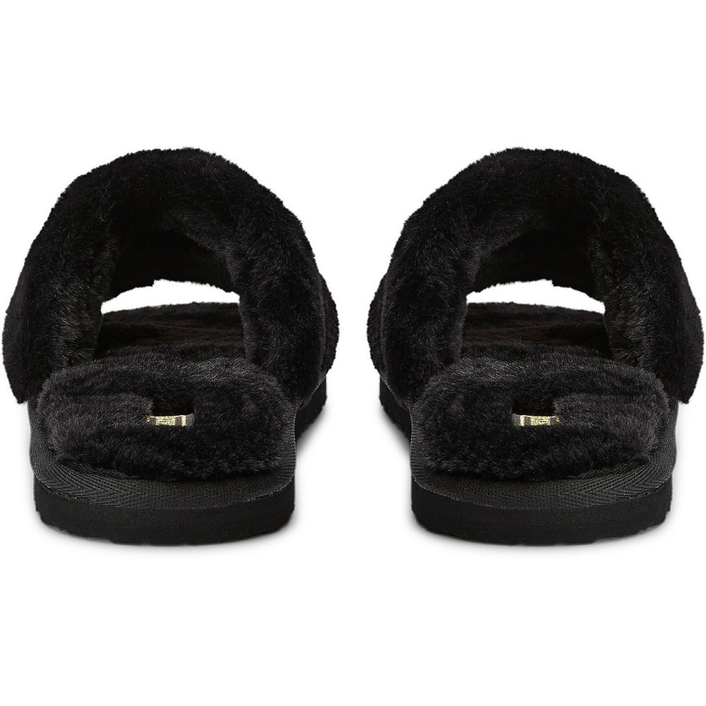 Hard to find PUMA Women's Metallic Fluff REMIX black & gold Slides in size 10 - Picture 4 of 4